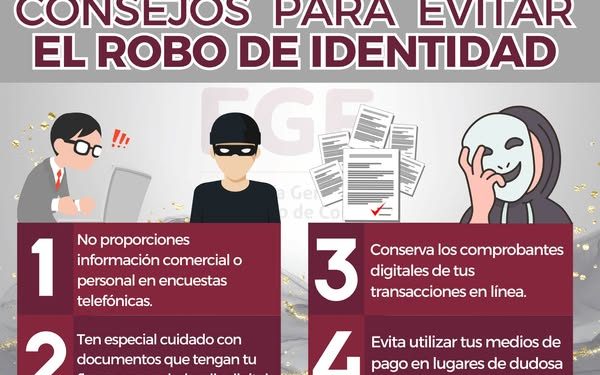 Consejos para evitar el robo de identidad FGE