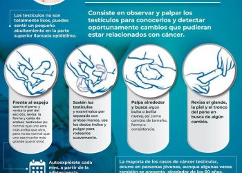Exhorta IMSS Colima a hombres a prevenir cáncer testicular con autoexploración