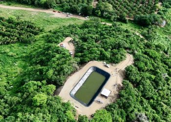 Gobierno del Estado de Colima impulsa construcción de 12 ollas con geomembrana para captar agua