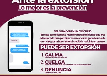 Ante la extorsión lo mejor es la prevención FGE