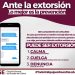 Ante la extorsión lo mejor es la prevención FGE