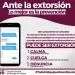 Ante la extorsión lo mejor es la prevención FGE