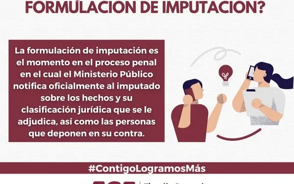 ¿SABES QUÉ ES UNA FORMULACIÓN DE IMPUTACIÓN? FGE