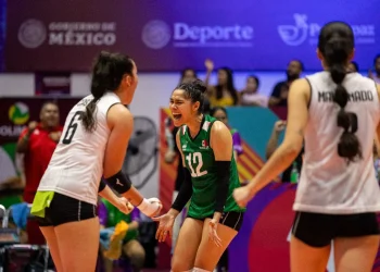 México por el pase a semifinales de la Copa Panamericana de Voleibol Femenil, en Colima