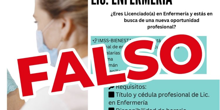 Sector Salud Colima alerta sobre información falsa en redes, sobre supuesta oferta de trabajo