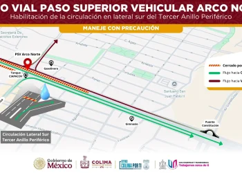 Ha sido habilitada la circulación en la lateral sur del Tercer Anillo Periférico: Seidum