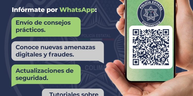 SSP invita a unirse al canal de la Policía Cibernética Colima; alerta sobre fraudes y estafas