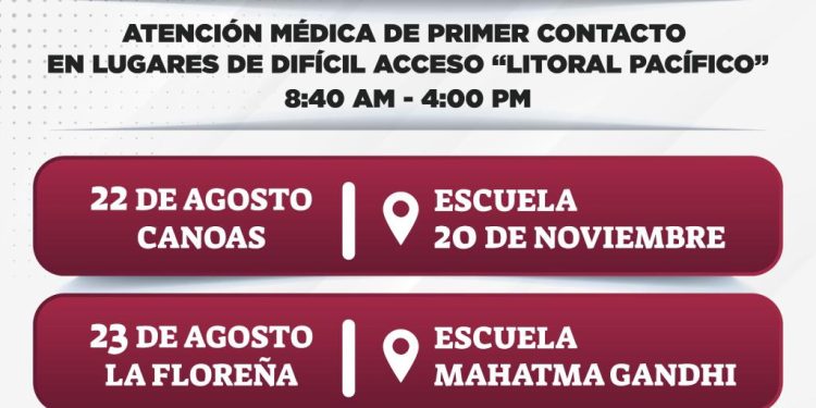 Gobierno de Manzanillo y Marina llevarán jornadas de salud a Canoas, La Floreña y La Central
