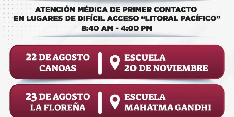 Gobierno de Manzanillo y Marina llevarán jornadas de salud a Canoas, La Floreña y La Central