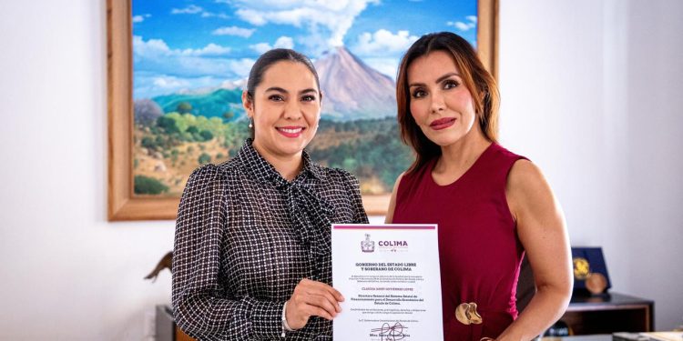 Gobernadora entrega nombramiento a Claudia Gutiérrez como titular de Sefidec