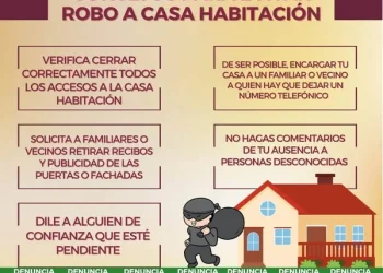 Consejos para evitar robo a casa habitación FGE