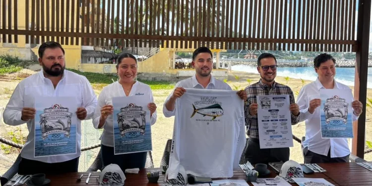 Subsectur y Ayuntamiento de Manzanillo presentan el 72° Torneo Internacional de Pesca Deportiva
