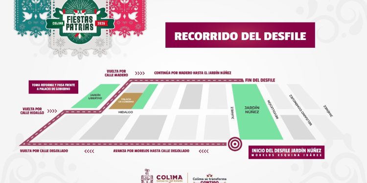 Gobierno de Colima invita a la ceremonia y desfile por Aniversario del Inicio de la lucha por la Independencia