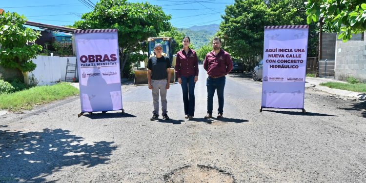 Rosi Bayardo le cumple a las familias de La Floresta y Miravalle con nueva calle de concreto hidráulico