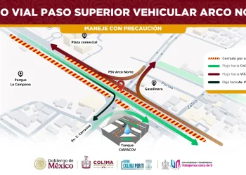 Este jueves fue habilitada ‘vuelta derecha’ en carriles centrales del Tercer Anillo Periférico, en el Arco Norte