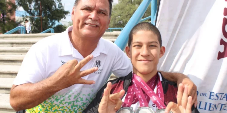 Mateo Gómez cierra con 3 platas en natación de la Paralimpiada Nacional Conade 2025