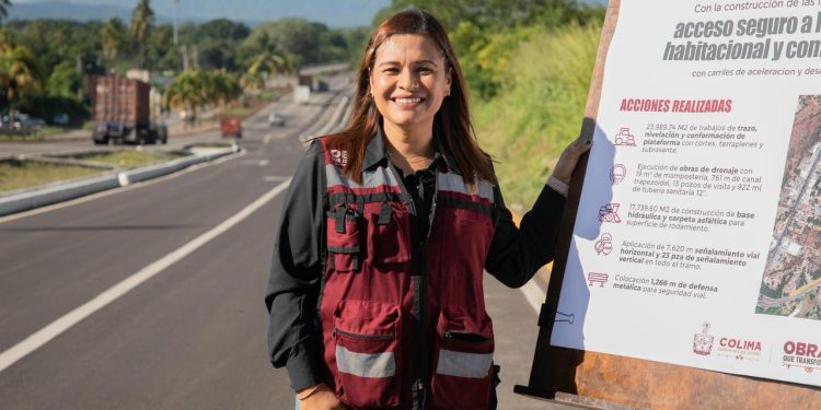 Indira Vizcaíno entrega primera etapa de construcción de laterales del libramiento Ejército Mexicano