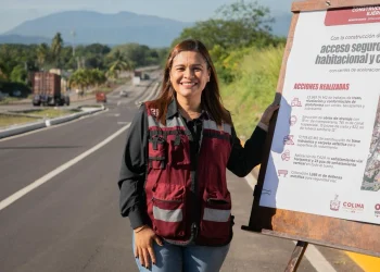 Indira Vizcaíno entrega primera etapa de construcción de laterales del libramiento Ejército Mexicano