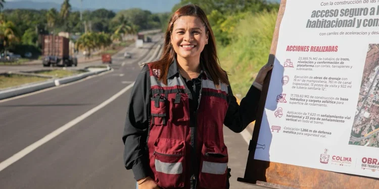 Indira Vizcaíno entrega primera etapa de construcción de laterales del libramiento Ejército Mexicano