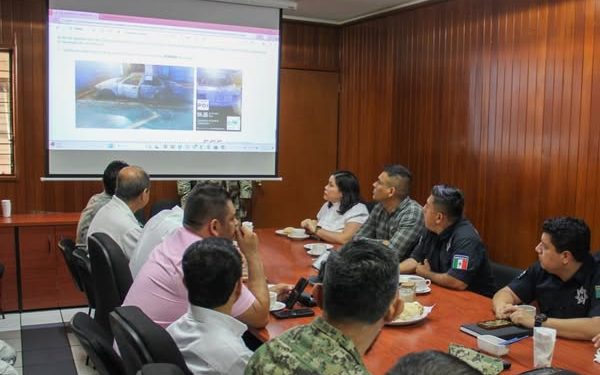 La Fiscalía General del Estado de Colima encabezó la Mesa Regional de Seguridad No. 57, a través del Luis Vicente Reyna Rojas, titular del Órgano Interno de Control