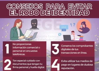 Consejos para evitar el robo de identidad FGE