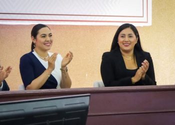 Isamar Ramírez, presidenta de la Mesa Directiva del H. Congreso del Estado de Colima, acudió al Informe de Labores del Magistrado Juan Carlos Montes Montes, presidente del Tribunal Superior de Justicia del Poder Judicial del Estado