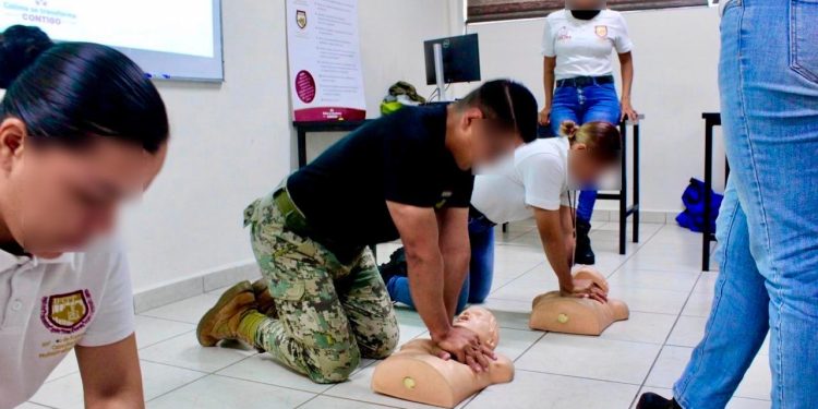 En Colima, Cadetes de la Policía de Proximidad se capacitan en primeros auxilios y atención de emergencias