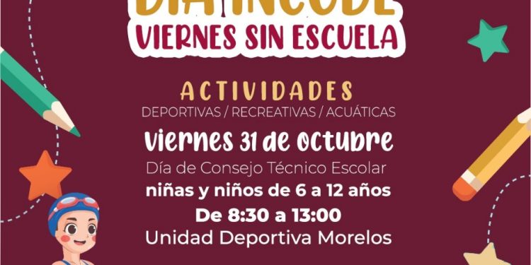 Incode invita al ‘viernes sin escuela’ con actividades gratuitas para menores de 6 a 12 años