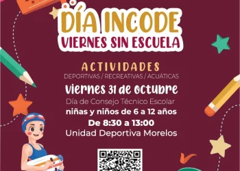 Incode invita al ‘viernes sin escuela’ con actividades gratuitas para menores de 6 a 12 años
