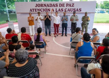 Realizan cuarta Jornada de Paz en Manzanillo: servicios y programas llegaron a la colonia Terraplena