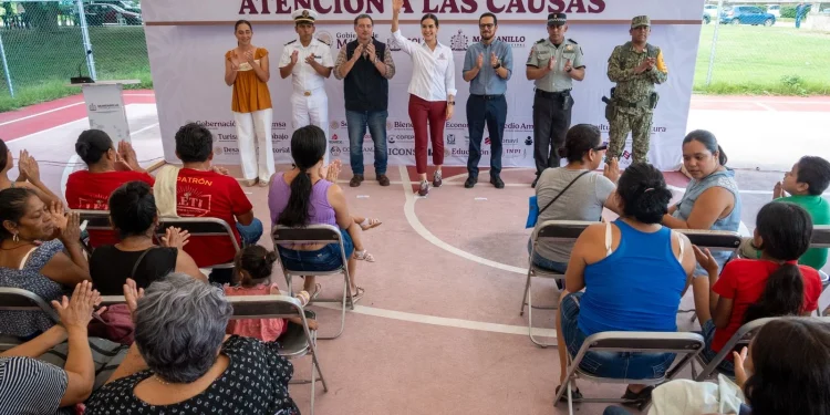 Realizan cuarta Jornada de Paz en Manzanillo: servicios y programas llegaron a la colonia Terraplena