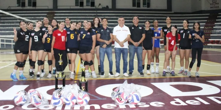 Gobierno del Estado de Colima realiza Encuentro de Voleibol, en la Jornada Nacional por la Paz y contra las Adicciones