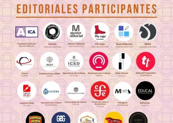 24 editoriales y librerías de 8 estados participarán en la ‘Feria del Libro Colima 2025’