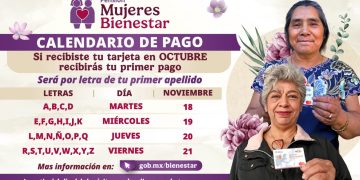 GOBIERNO DE MÉXICO: DEL 18 AL 21 DE NOVIEMBRE INICIA PAGO A NUEVAS BENEFICIARIAS DE LA PENSIÓN MUJERES BIENESTAR