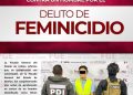 FGE CUMPLIMENTA ORDEN DE APREHENSIÓN CONTRA UN HOMBRE POR EL DELITO DE FEMINICIDIO