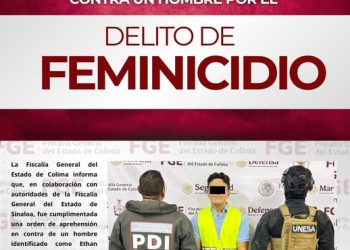 FGE CUMPLIMENTA ORDEN DE APREHENSIÓN CONTRA UN HOMBRE POR EL DELITO DE FEMINICIDIO