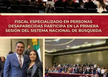 Fiscal Especializado en Personas Desaparecidas participa en la Primera Sesión del Sistema Nacional de Búsqueda FGE