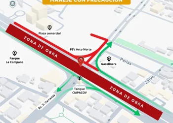 Este miércoles inician cierres nocturnos temporales en la construcción del Arco Norte