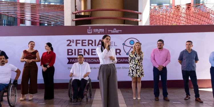 Gobierno del Estado de Colima realiza Feria del Bienestar para Personas con Discapacidad