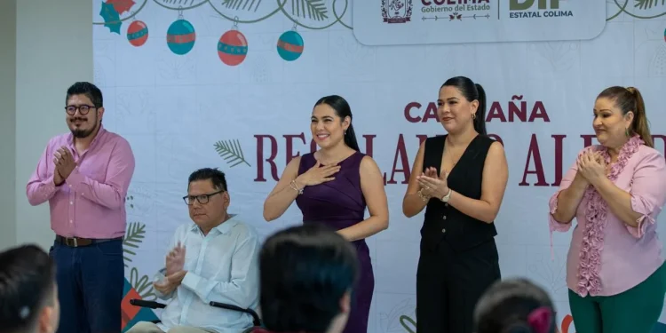 Gobernadora de Colima inicia campaña ‘Regalando Alegría’; se busca entregar más de 2 mil juguetes