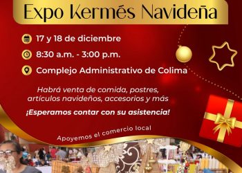 Gobierno del Estado de Colima apoya al comercio local con la Expo Kermés Navideña 2025