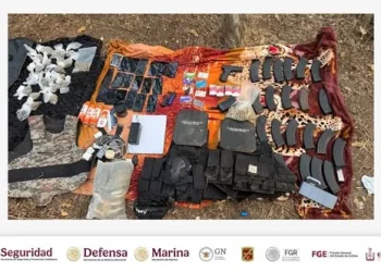 Operativo en zona limítrofe Colima-Michoacán logra desmantelar campamento criminal: hay 6 detenidos FGE