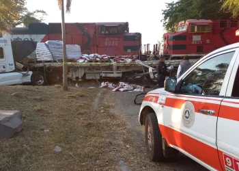 Accidente ferroviario en la colonia Nuevo Milenio de Colima; UEPC descarta personas lesionadas