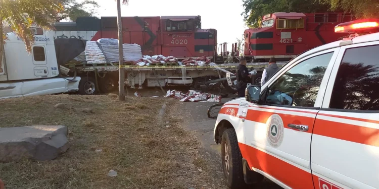 Accidente ferroviario en la colonia Nuevo Milenio de Colima; UEPC descarta personas lesionadas