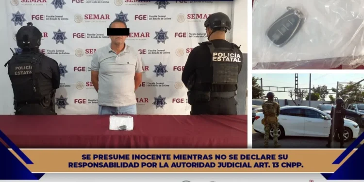 SSP asegura a un masculino por robo equiparado, tras alerta emitida por arco Repuve