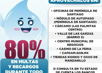 Capdam: últimos días del 80% de descuento en multas y recargos por falta de pago