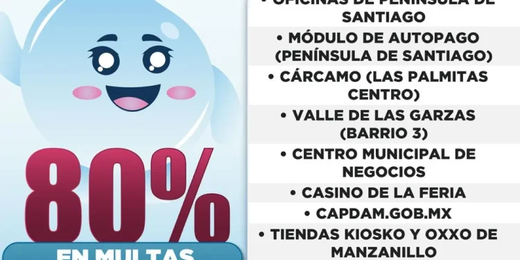 Capdam: últimos días del 80% de descuento en multas y recargos por falta de pago