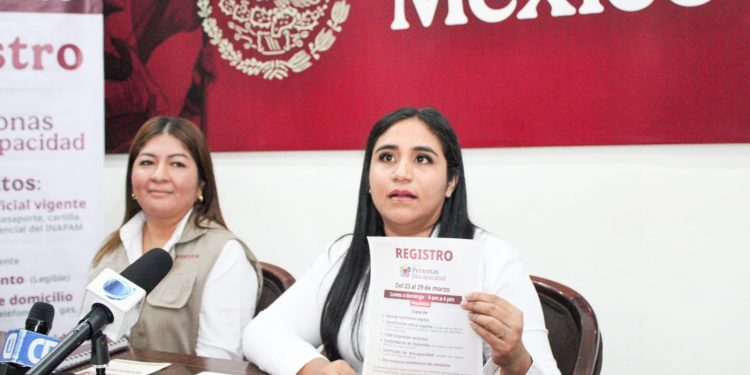 En Colima, el registro para la Pensión para Personas con Discapacidad se realiza del 23 al 29 de marzo