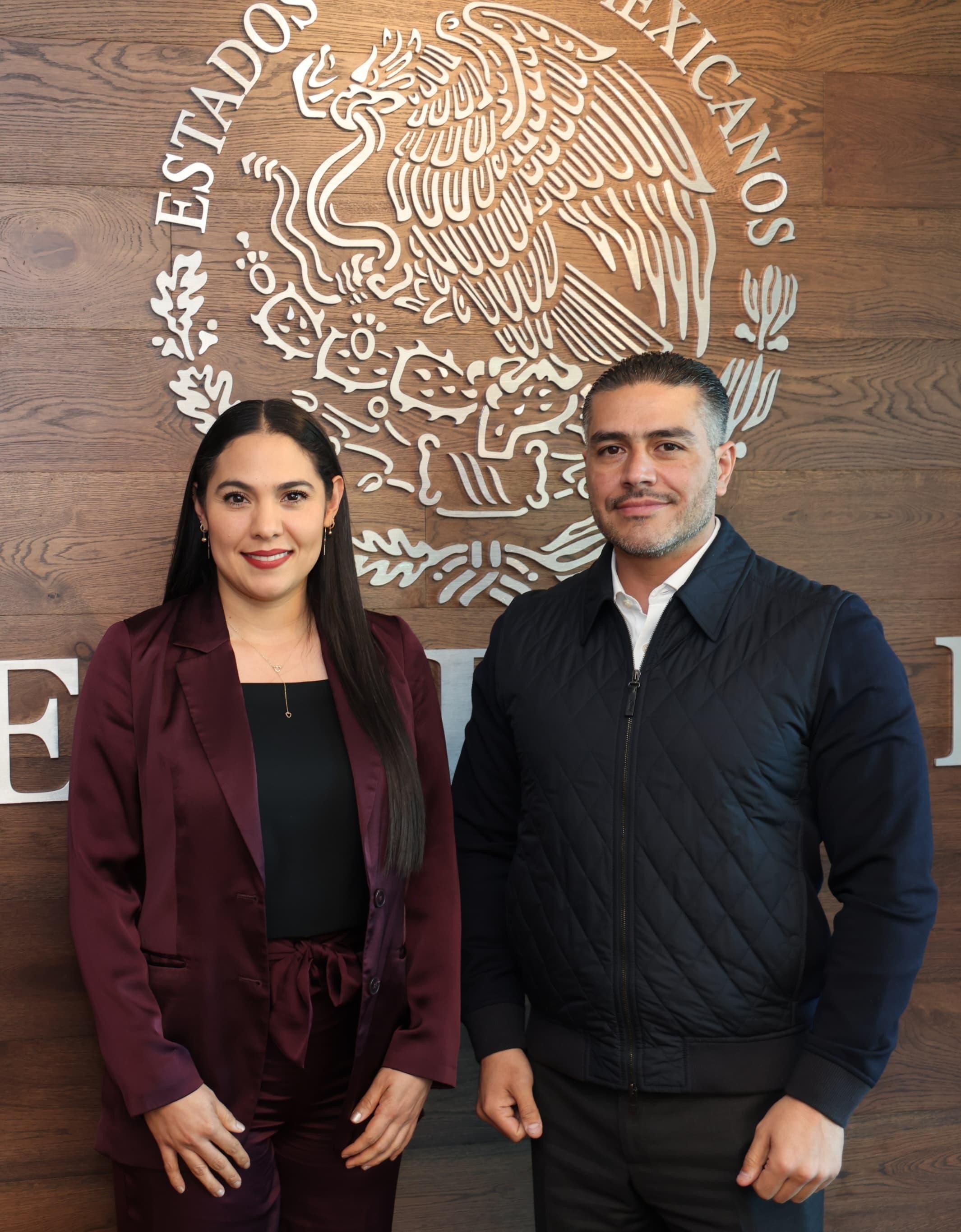 Indira Vizcaíno y García Harfuch revisan diversos aspectos de la Estrategia Nacional de Seguridad en Colima