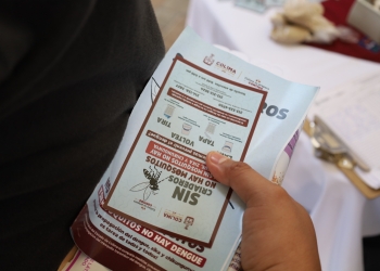 Estado de Colima continúa en zona de seguridad por dengue, informa Secretaría de Salud